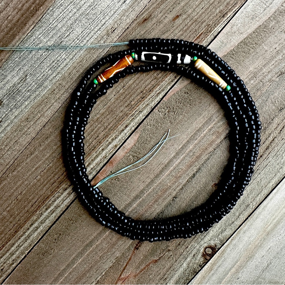 Black Cloud Waistbeads